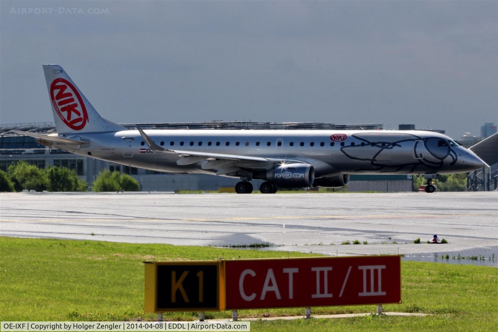OE-IXF, 2011 Embraer 190LR (ERJ-190-100LR) C/N 19000420, At holding point 05L....