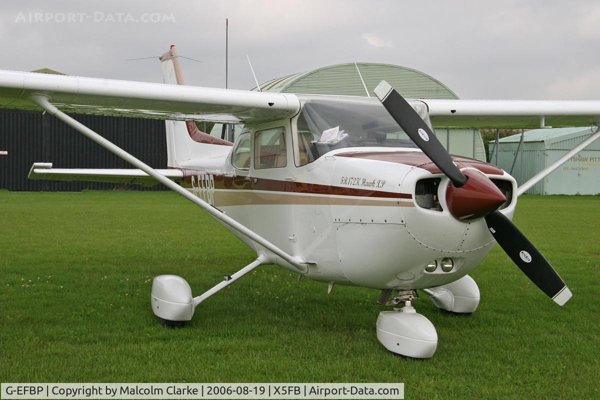 G-EFBP, 1980 Reims FR172K Hawk XP C/N 0664, Reims FR172K Hawk XP, Fishburn Airfield, August 2006.