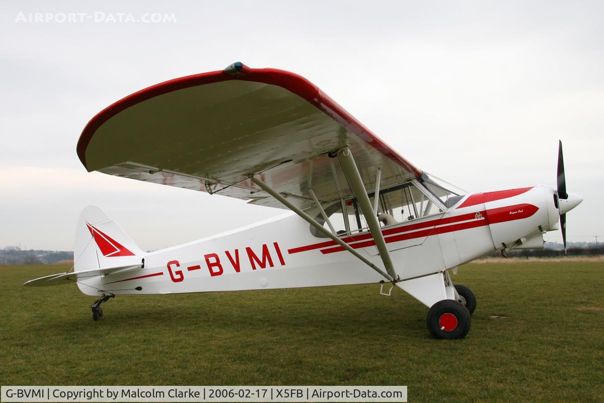 G-BVMI, 1967 Piper PA-18-150 Super Cub C/N 18-8482, Piper PA-18-150 Super Cub, Fishburn Airfield, February 2006.