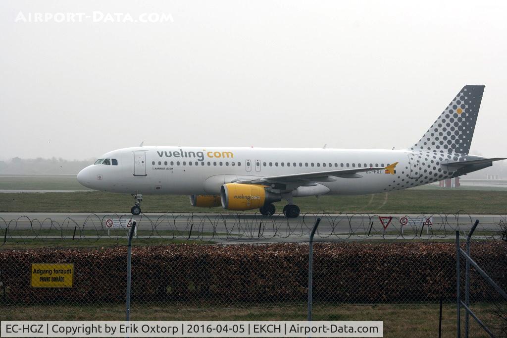 EC-HGZ, 2000 Airbus A320-214 C/N 1208, Just arrived rw 04L