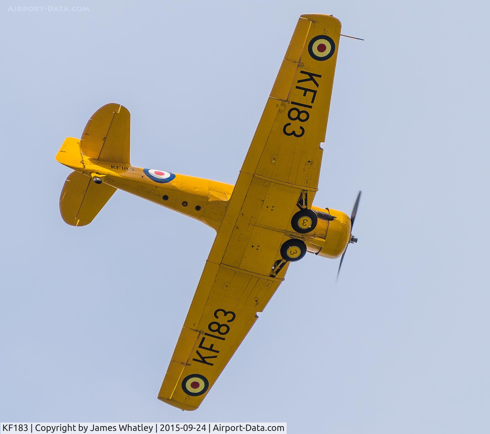 KF183, 1944 Noorduyn AT-16 Harvard IIB C/N 14A-1884, ETPS Harvard near Boscombe Down
