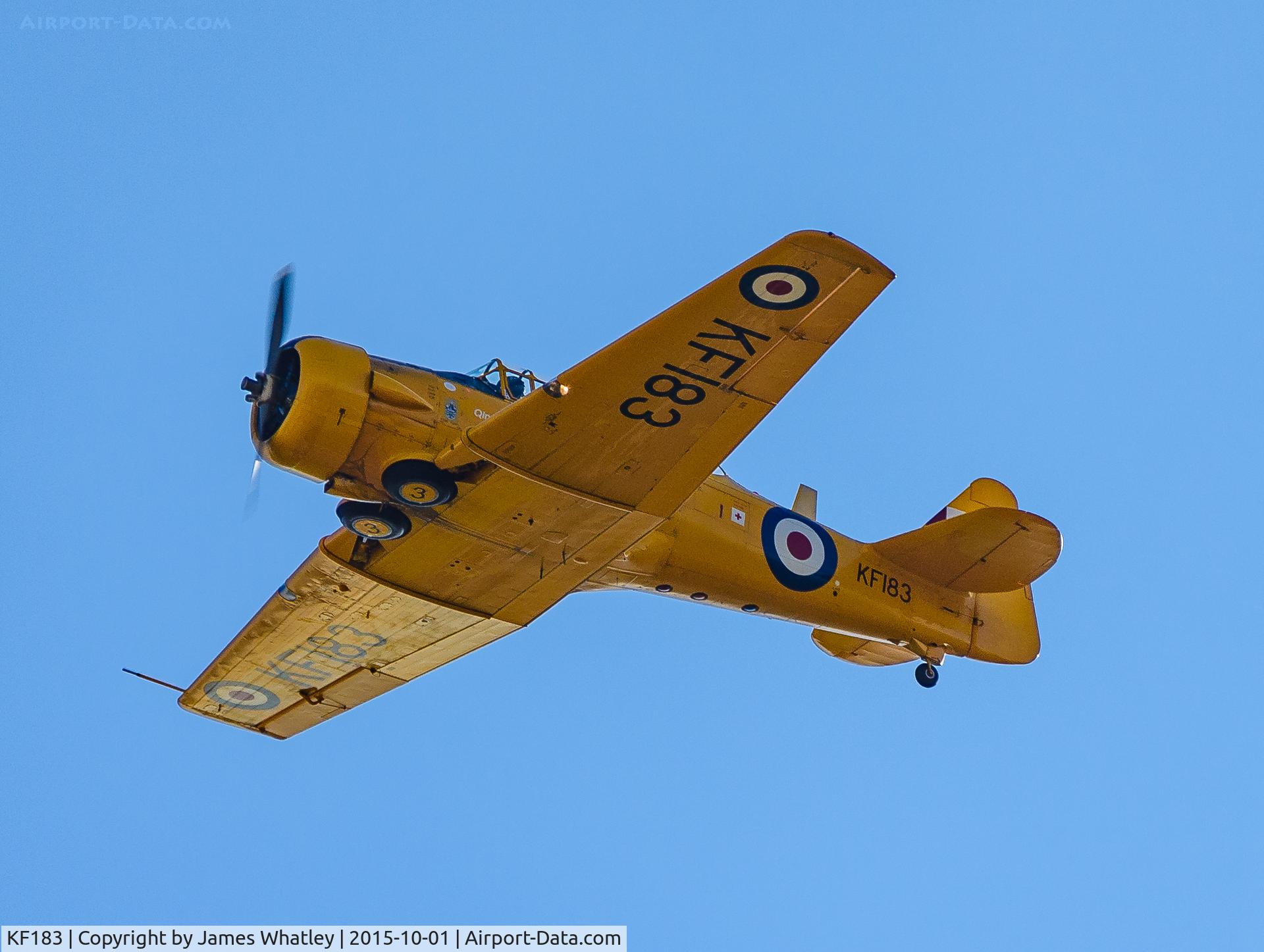 KF183, 1944 Noorduyn AT-16 Harvard IIB C/N 14A-1884, ETPS Harvard near Boscombe Down