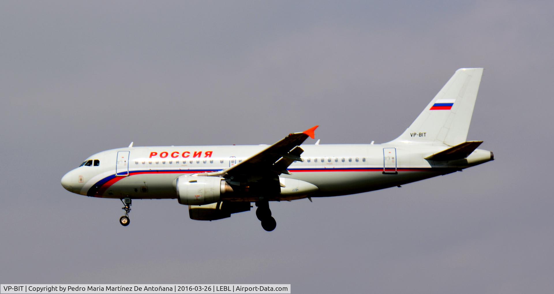 VP-BIT, 2002 Airbus A319-111 C/N 1761, El Prat -  Barcelona  -  España