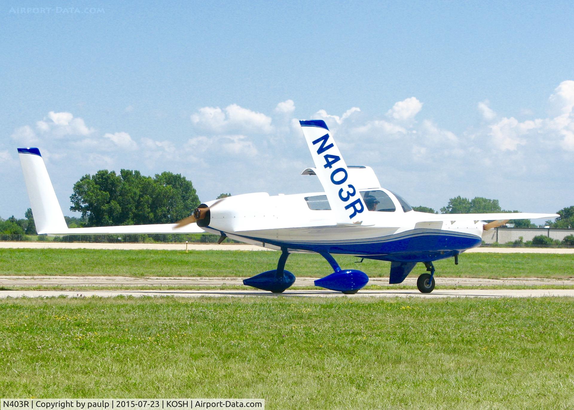 N403R, Rutan Defiant C/N 093, At AirVenture.