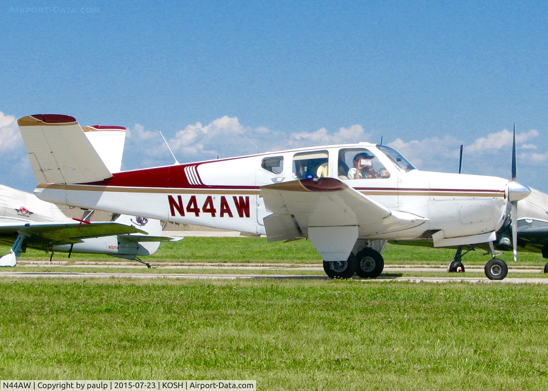 N44AW, 1952 Beech C35 Bonanza C/N D-3228, At AirVenture.