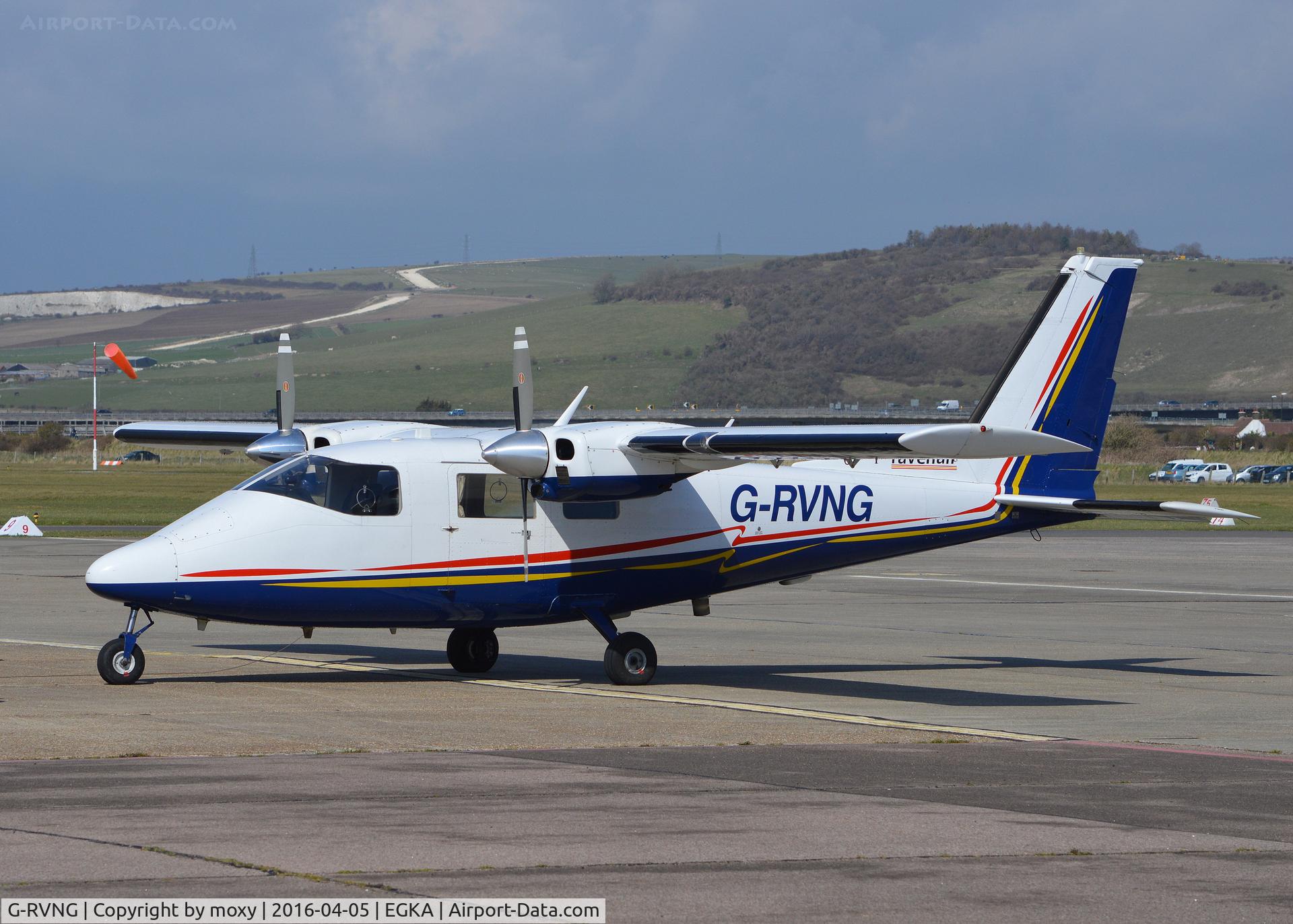 G-RVNG, 1977 Partenavia P-68B C/N 103, Partenavia P-68 Victor at Shoreham. Ex I-EEVA