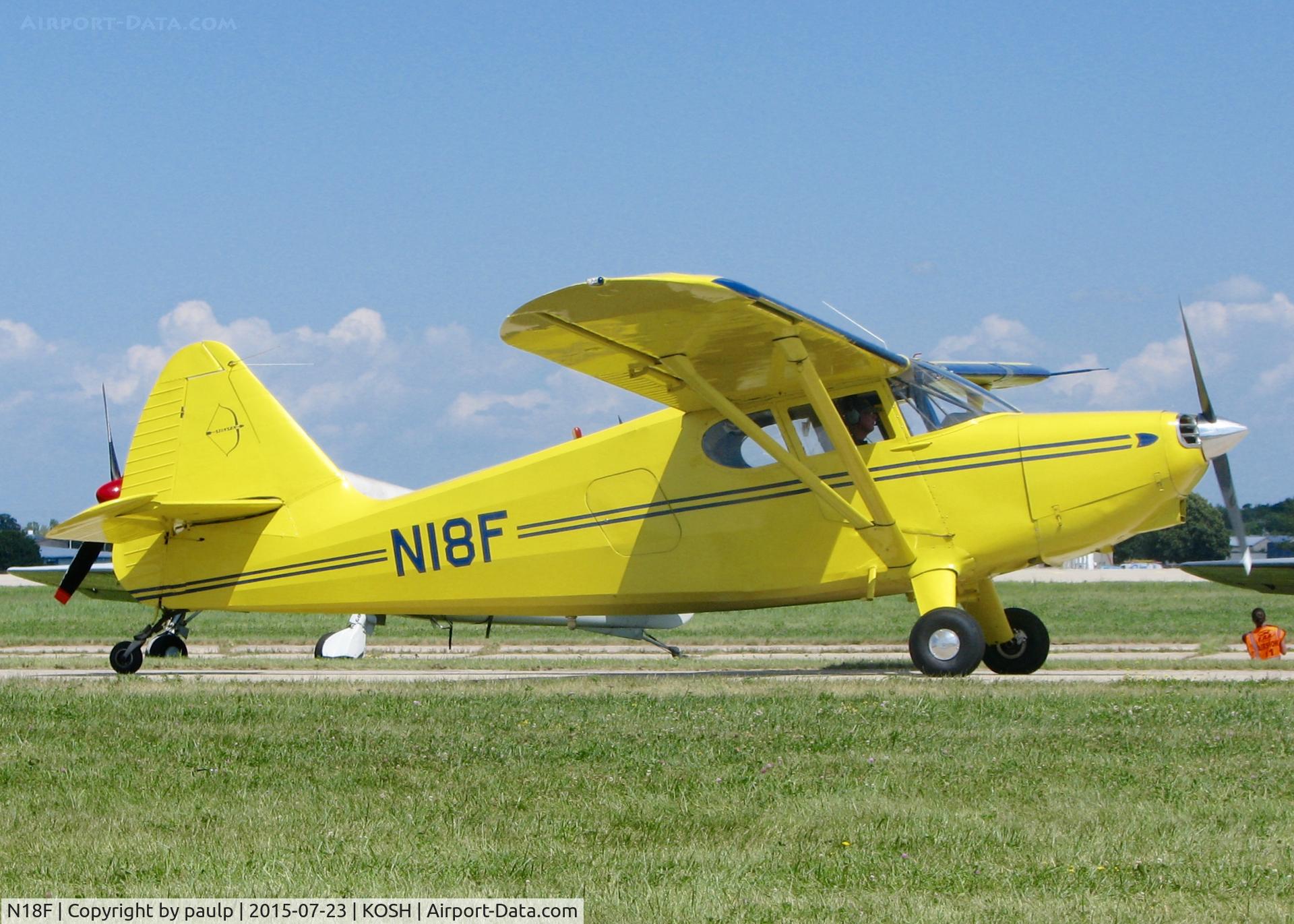 N18F, 1947 Stinson 108-2 Voyager C/N 108-3092, At AirVenture.