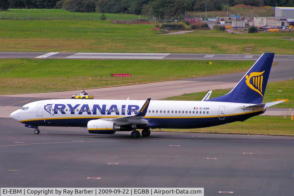 EI-EBM, 2009 Boeing 737-8AS C/N 35002, Boeing 737-8AS [35002] (Ryanair) Birmingham Int'l~G 22/09/2009
