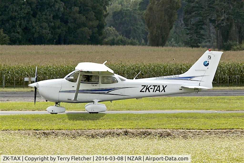 ZK-TAX, 2007 Cessna 172R C/N 17281384, At Ardmore Airport , New Zealand