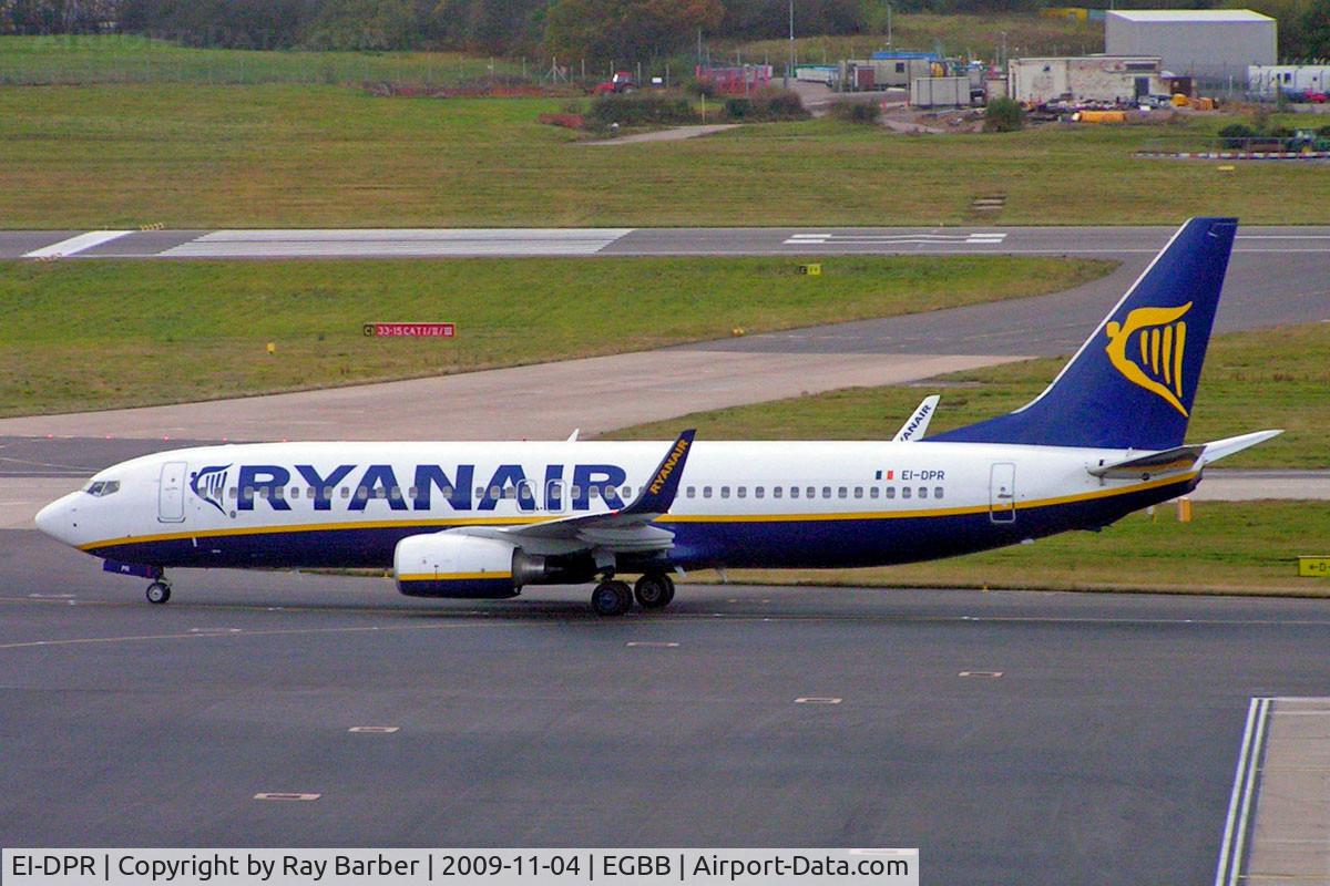 EI-DPR, 2007 Boeing 737-8AS C/N 33614, Boeing 737-8AS [33614] (Ryanair) Birmingham Int'l~G 04/11/2009
