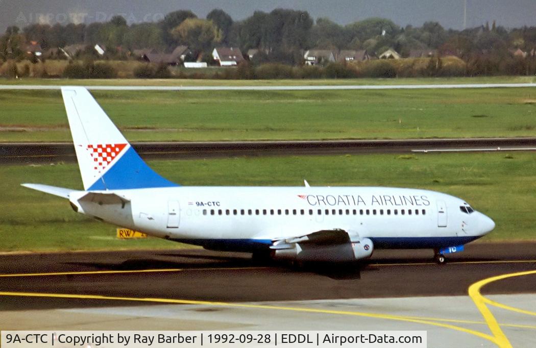 9A-CTC, 1980 Boeing 737-230 C/N 22118, Boeing 737-230 [22118] (Croatia Airlines) Dusseldorf~D 28/09/1992