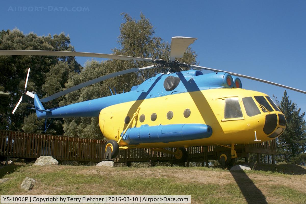 YS-1006P, 1972 Mil Mi-8TS Hip C/N 40705, At Heli Adventure Flights Hub Cafe, near Huka Falls, New Zealand