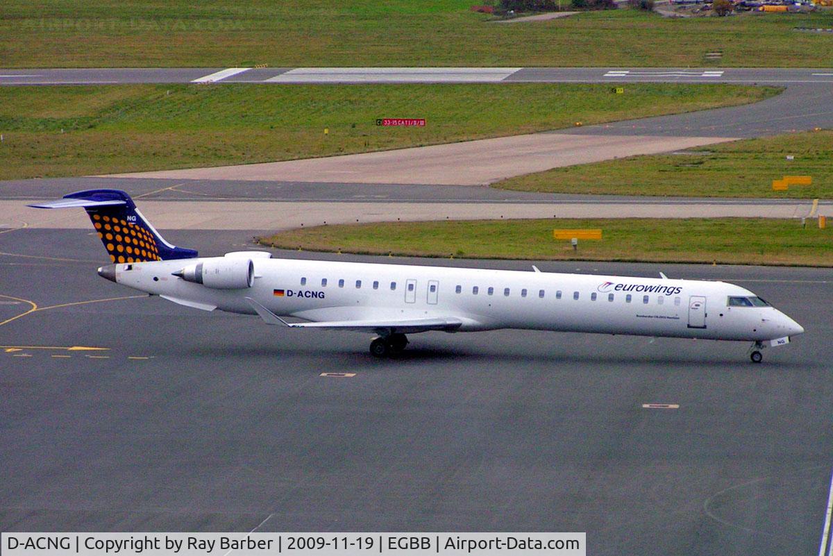 D-ACNG, 2009 Bombardier CRJ-900LR (CL-600-2D24) C/N 15245, Canadair CRJ-900 [15245] (Lufthansa Regional/ Eurowings) Birmingham Int'l~G 19/11/2009