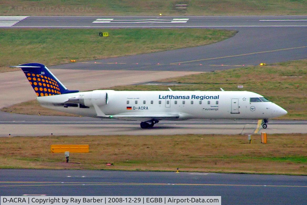 D-ACRA, Canadair CRJ-200ER (CL-600-2B19) C/N 7567, Canadair CRJ-200LR [7567] (Lufthansa Regional) Birmingham Int'l~G 01/09/2009