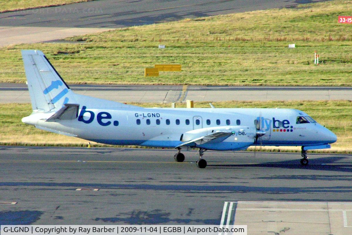 G-LGND, 1989 Saab SF340B C/N 340B-169, SAAB Scania SF.340B [169] (flybe/Loganair) Birmingham Int'l~G 04/11/2009