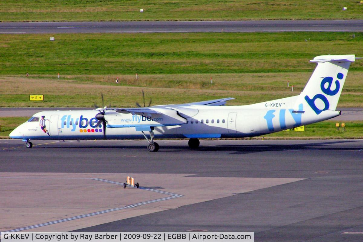G-KKEV, 2008 De Havilland Canada DHC-8-402Q Dash 8 C/N 4201, De Havilland Canada DHC-8Q-402 [4201] (Flybe) Birmingham Int'l~G 22/09/2009