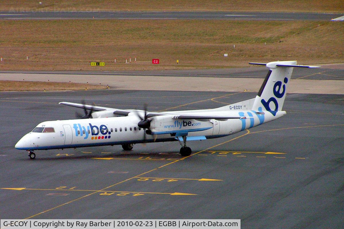 G-ECOY, 2000 De Havilland Canada DHC-8-402Q Dash 8 C/N 4022, De Havilland Canada DHC-8Q-402 [4022] (Flybe) Birmingham Int'l~G 23/02/2010
