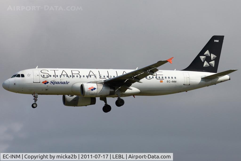 EC-INM, 2003 Airbus A320-232 C/N 1979, Landing