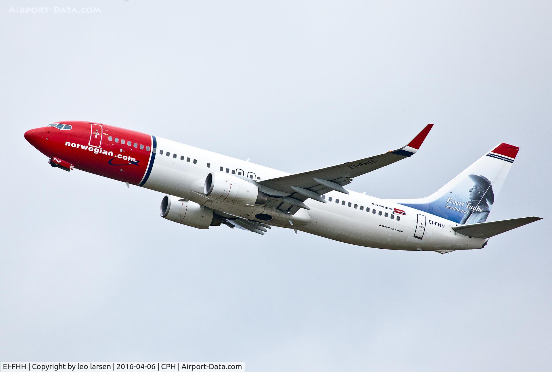 EI-FHH, 2010 Boeing 737-8FZ C/N 31713, Copenhagen 6.4.16
