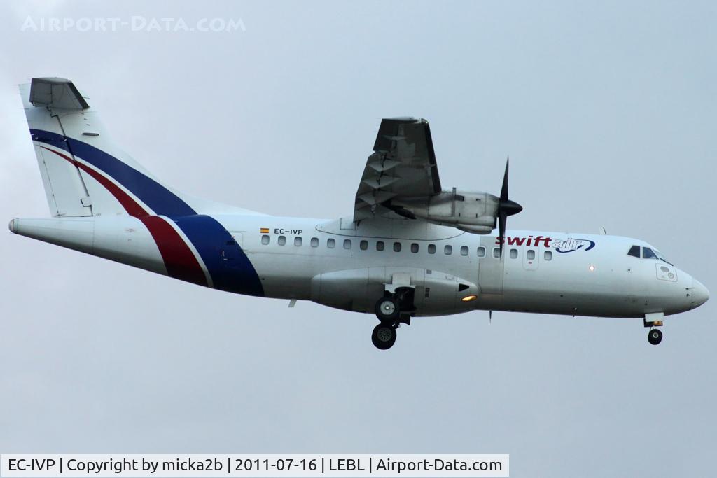 EC-IVP, 1991 ATR 42-300 C/N 231, Landing