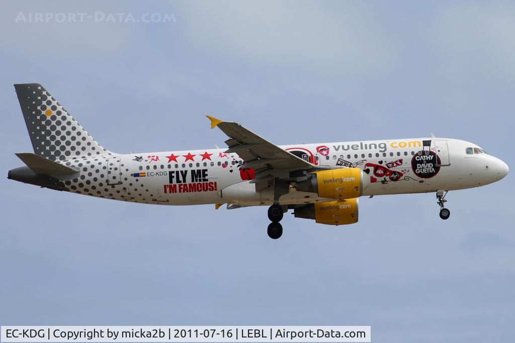 EC-KDG, 2007 Airbus A320-214 C/N 3095, Landing