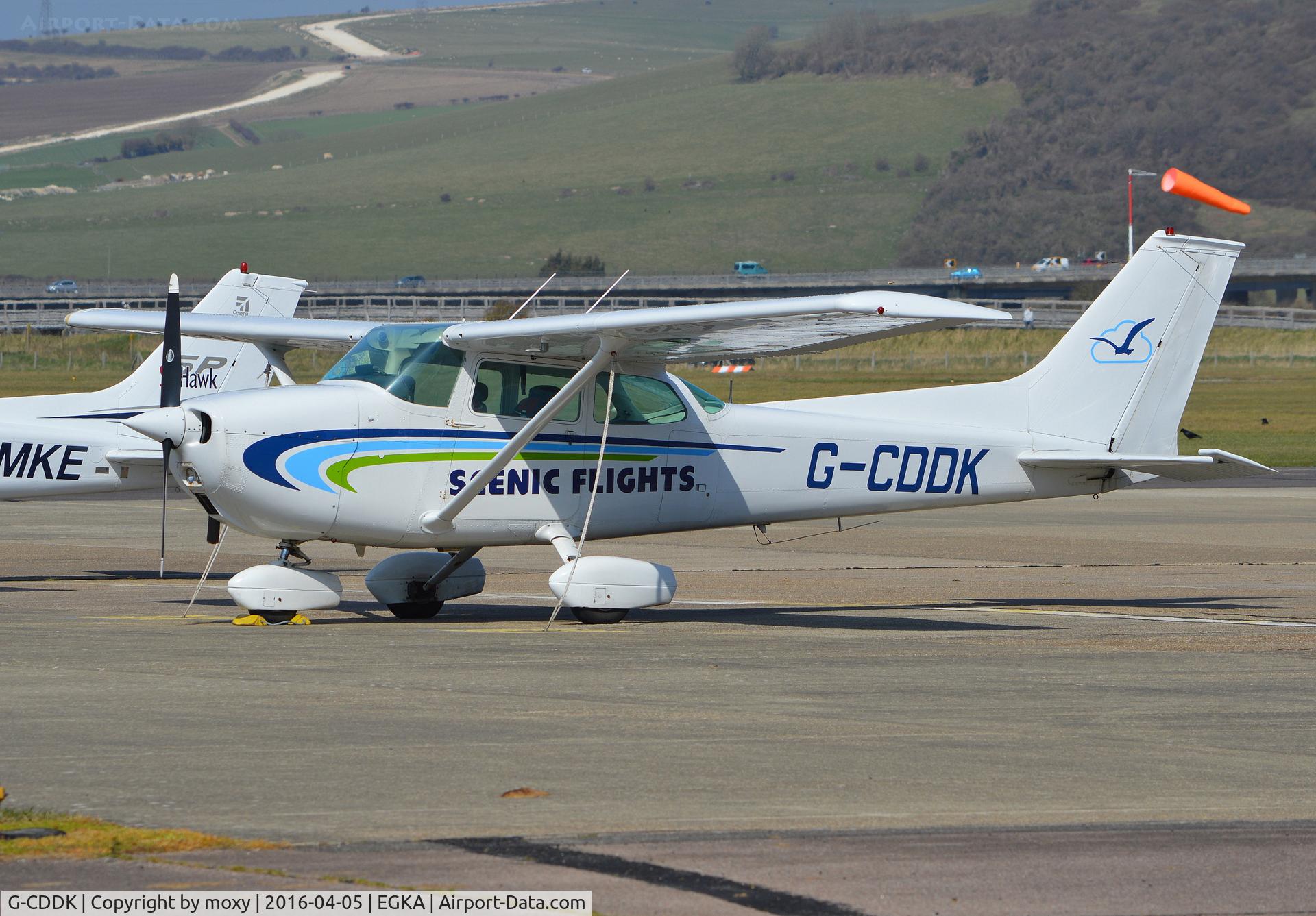 G-CDDK, 1974 Cessna 172M Skyhawk C/N 172-65258, Cessna 172M Skyhawk at Shoreham. Ex TF-FIX