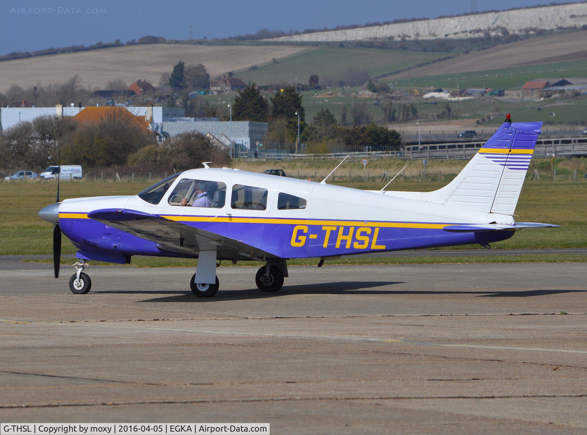 G-THSL, 1978 Piper PA-28R-201 Cherokee Arrow III C/N 28R-7837278, Piper Cherokee Warrior III at Shoreham. Ex N36396