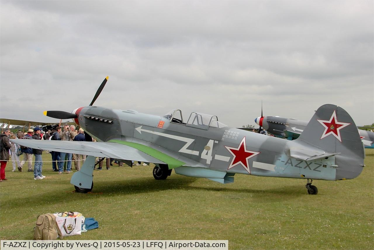 F-AZXZ, 1944 Yakovlev Yak-3UA Replica C/N Y337, Yakovlev YAK-3UA Replica, Static display, La Ferté-Alais Airfield (LFFQ) Air show 2015