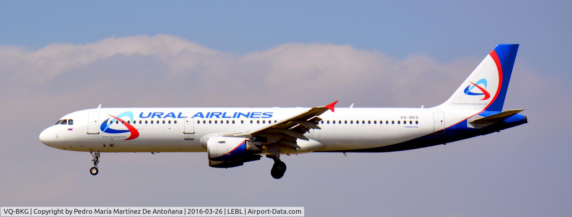 VQ-BKG, 1999 Airbus A321-211 C/N 0991, El Prat -  Barcelona  -  España