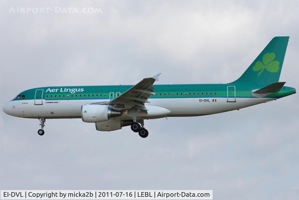 EI-DVL, 2011 Airbus A320-214 C/N 4678, Landing