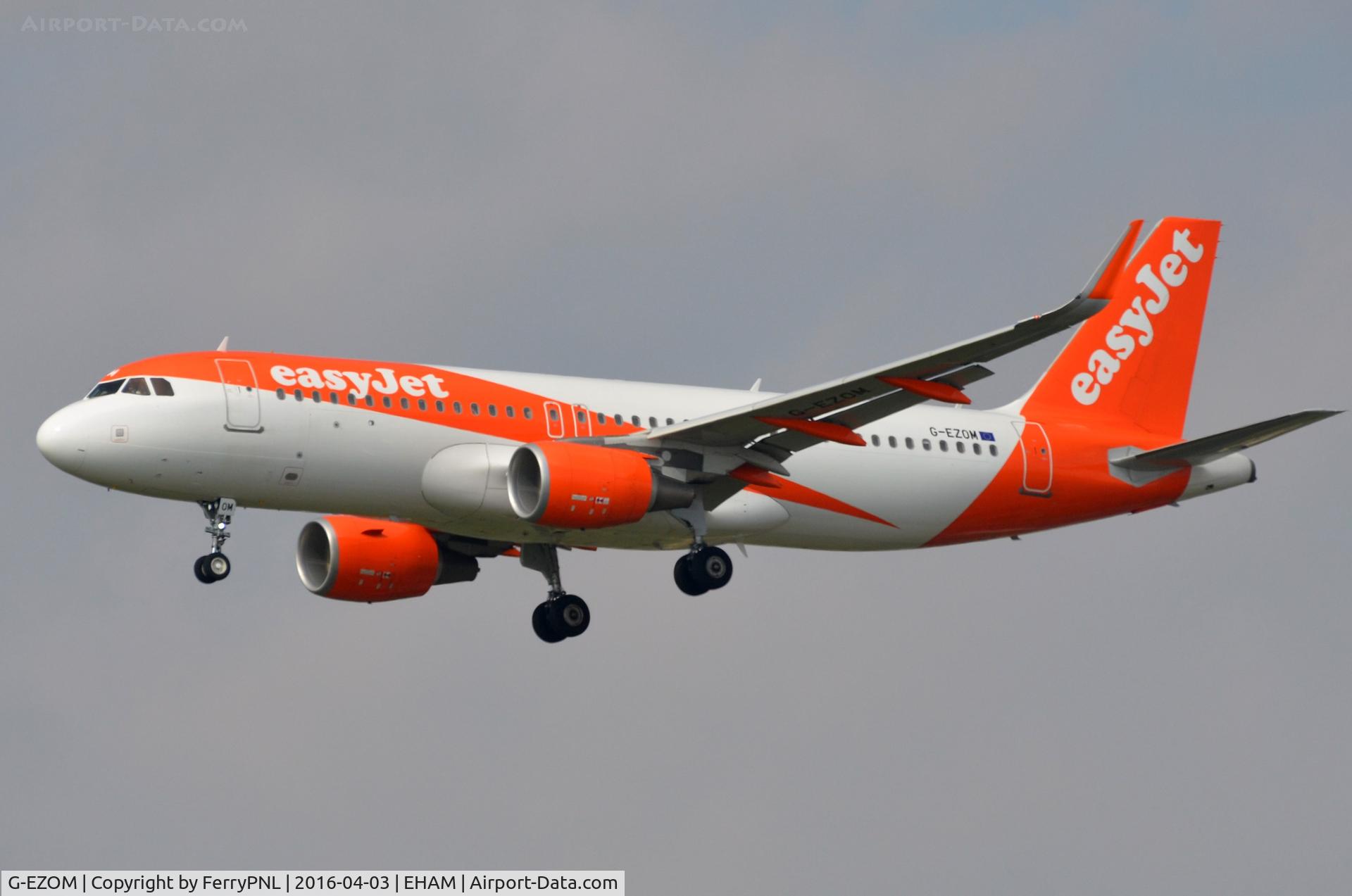 G-EZOM, 2015 Airbus A320-214 C/N 6587, Easyjet A320