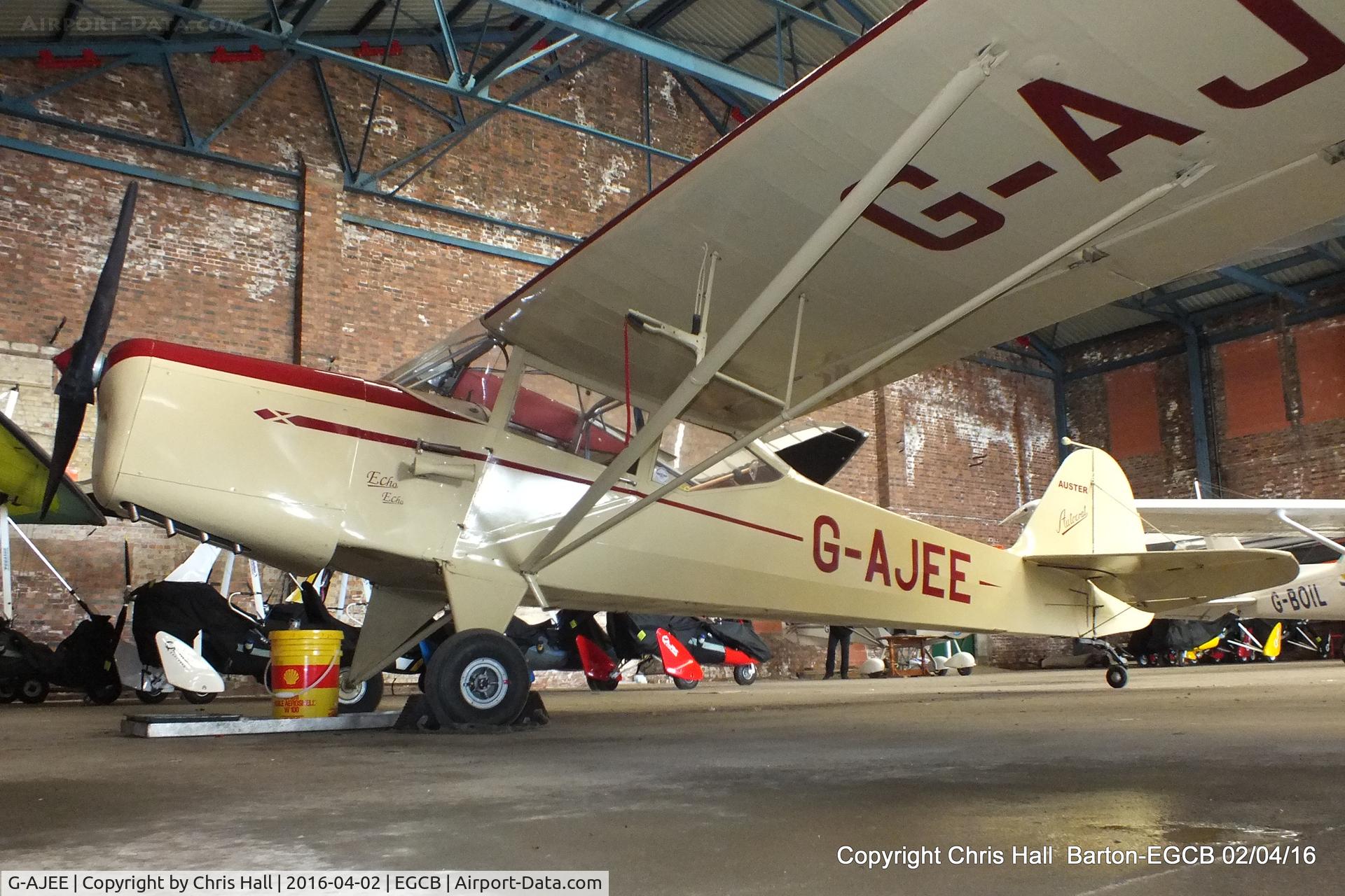 G-AJEE, 1946 Auster J-1 Autocrat C/N 2309, Barton resident