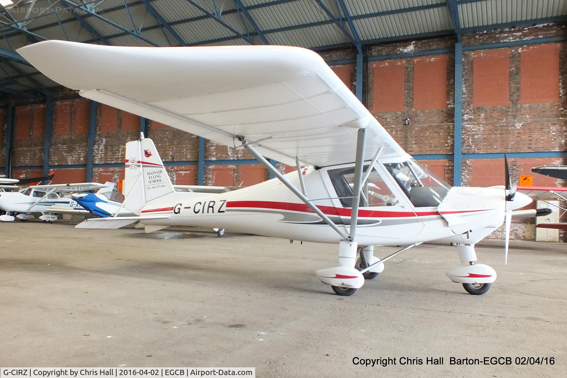 G-CIRZ, 2015 Comco Ikarus C42 FB80 C/N 1506-7403, Barton resident