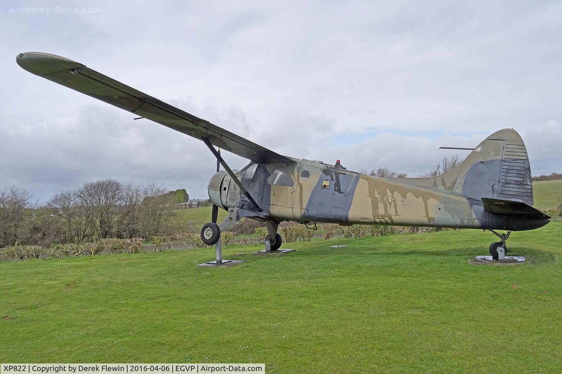 XP822, De Havilland Canada DHC-2 Beaver AL.1 C/N 1486, Beaver AL.1, composite airframe made from parts of XP806 and XP815, on display at the Museum of Army Flying.