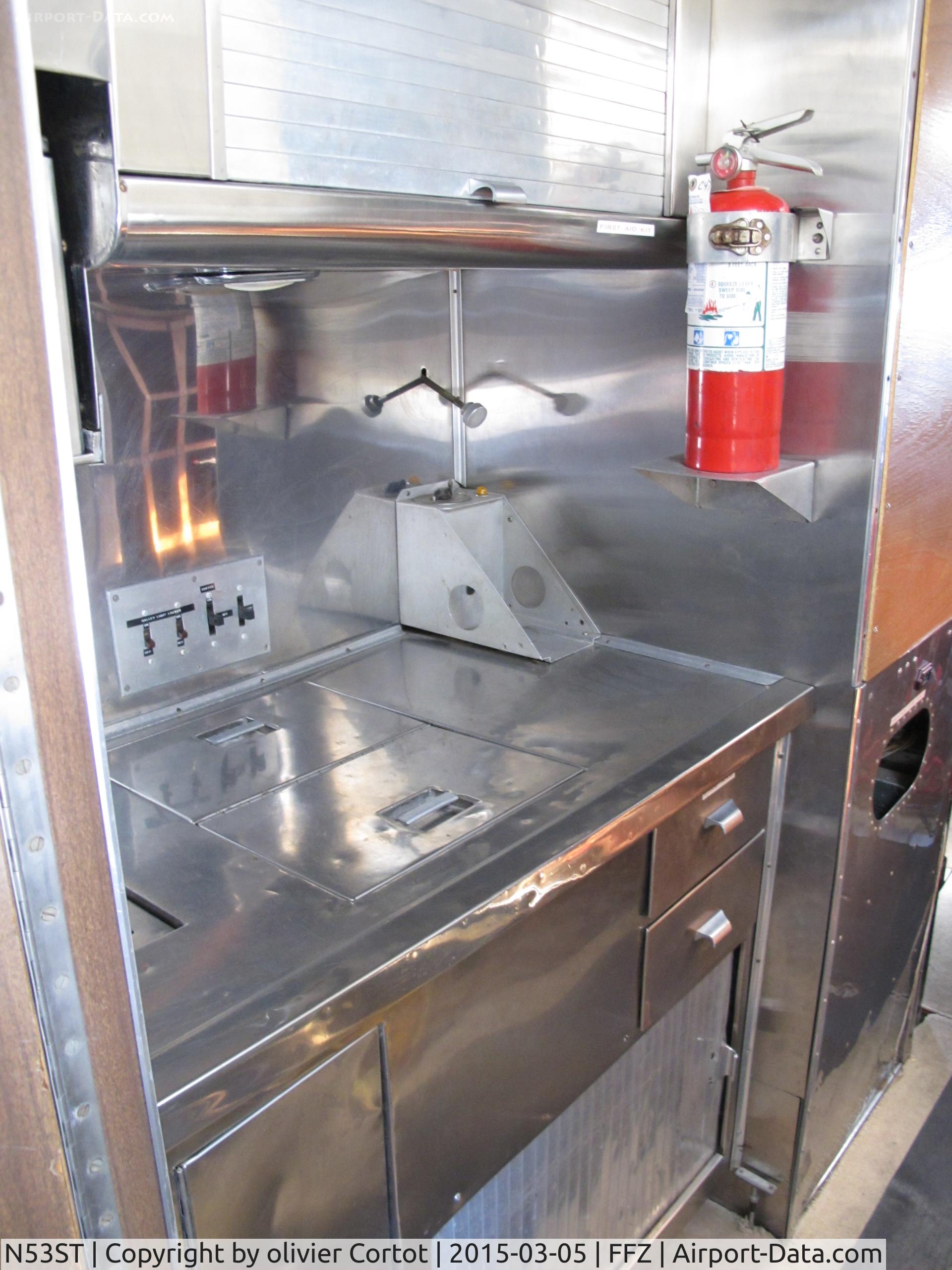 N53ST, 1943 Douglas DC3C (C-47A-20-DL) C/N 9380, the kitchen !