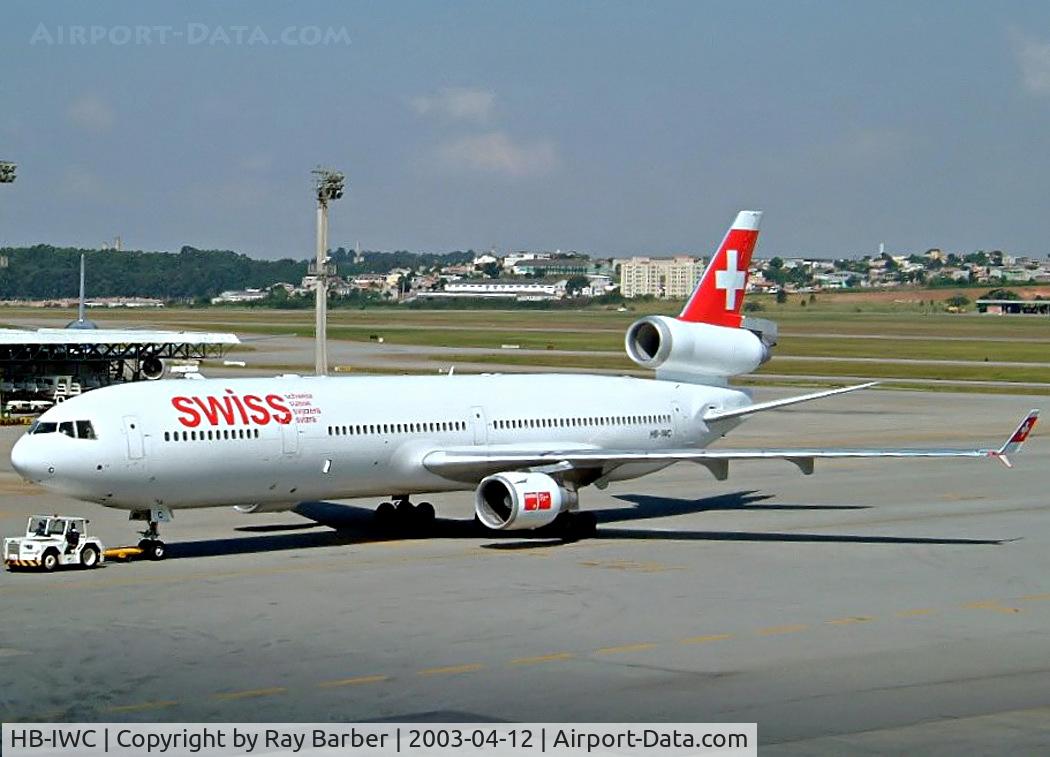 HB-IWC, 1991 McDonnell Douglas MD-11 C/N 48445, McDonnell-Douglas MD-11 [48445] (Swiss International Air Lines) (Place unknown) 12/04/2003