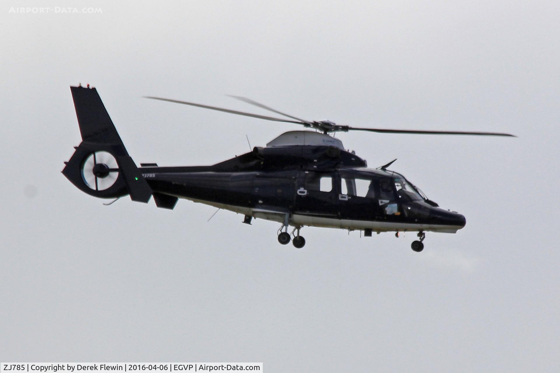 ZJ785, Eurocopter AS-365N-3 Dauphin 2 C/N 6823, Dauphin 2, 658 Squadron Credenhill based, previously G-CFFW, seen en-route RTB