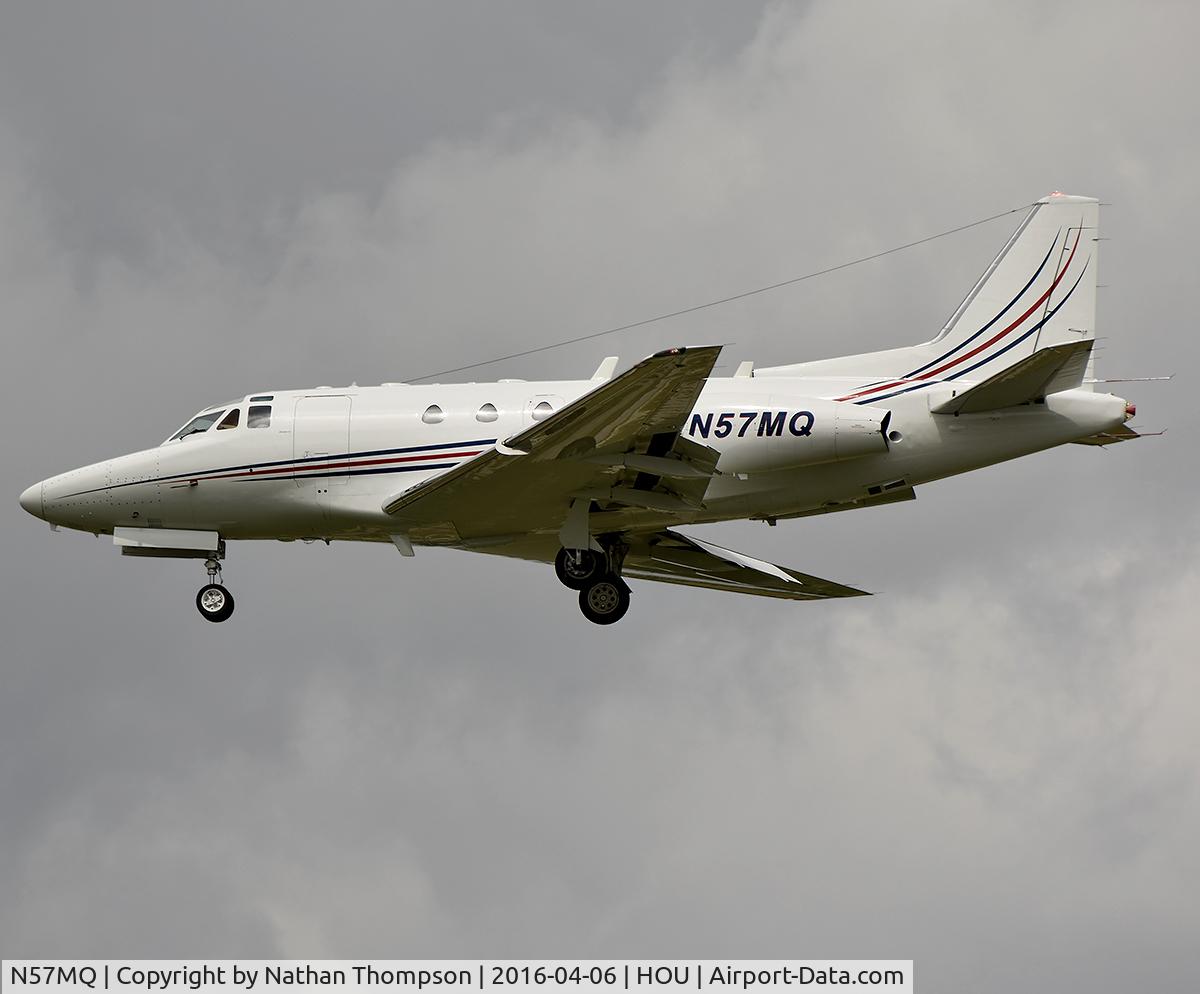 N57MQ, 1979 Rockwell International NA-265-65 Sabreliner 65 C/N 465-11, Landing at HOU