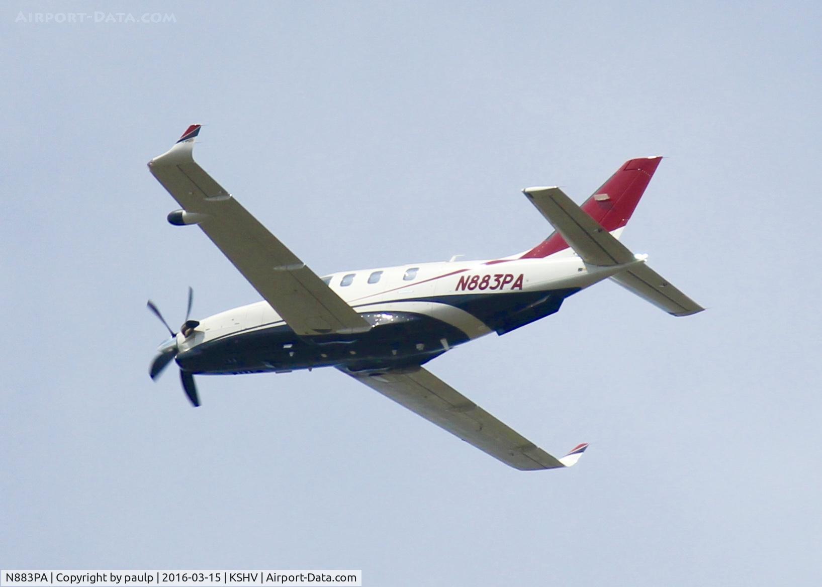N883PA, 2014 Socata TBM-700 C/N 1036, At Shreveport Regional.