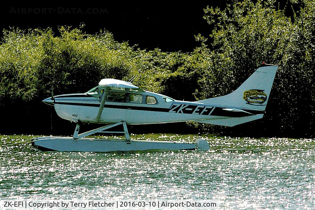 ZK-EFI, Cessna U206G Stationair C/N U20603525, On Lake Taupo