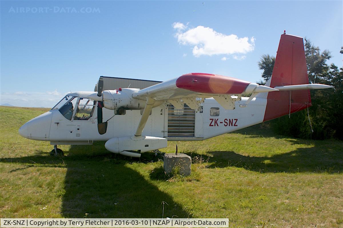 ZK-SNZ, GAF N22C Nomad C/N N22C-104, At Taupo , North Island , New Zealand