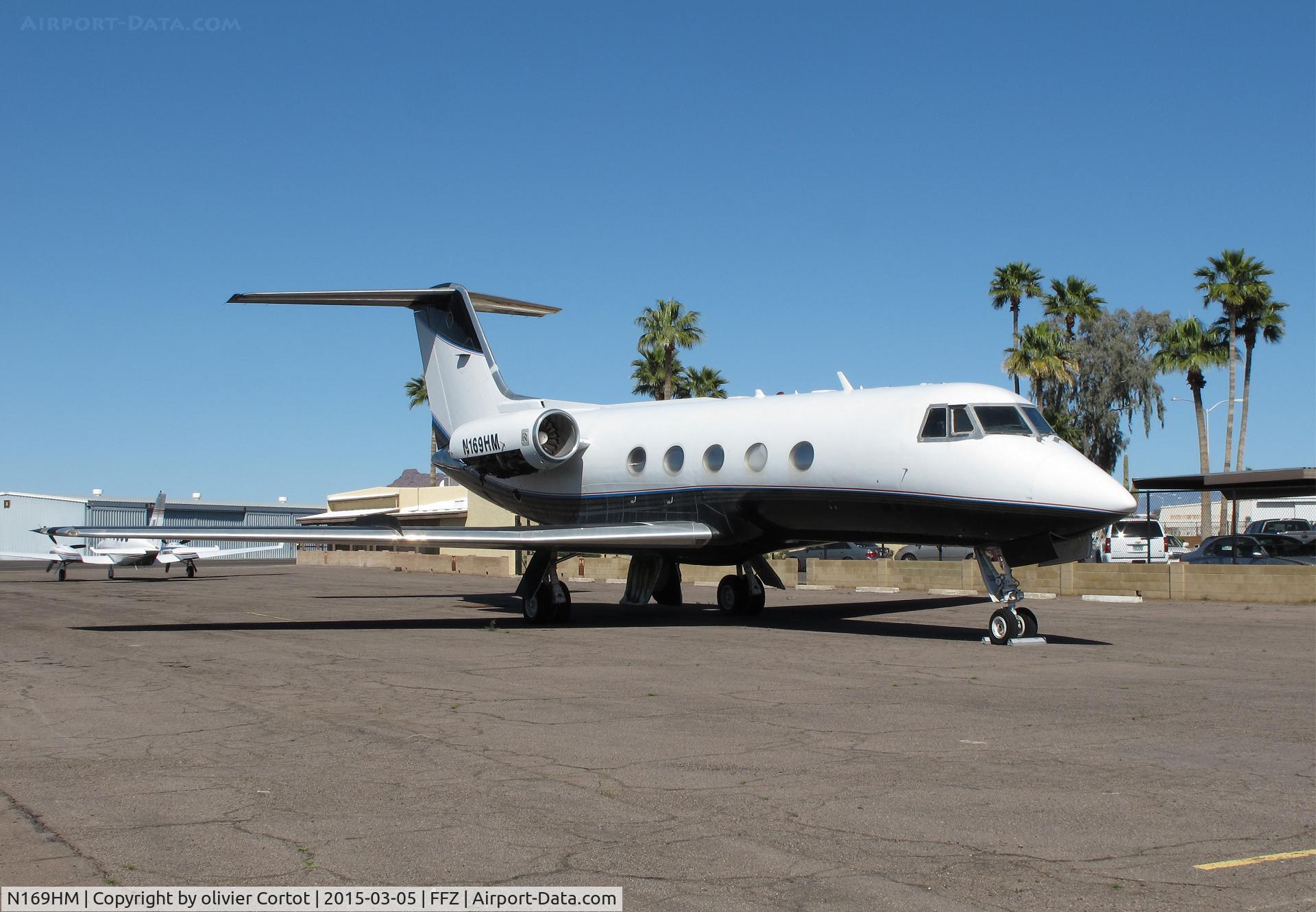 N169HM, 1977 Grumman G-1159 Gulfstream II C/N 013, Falcon field AZ