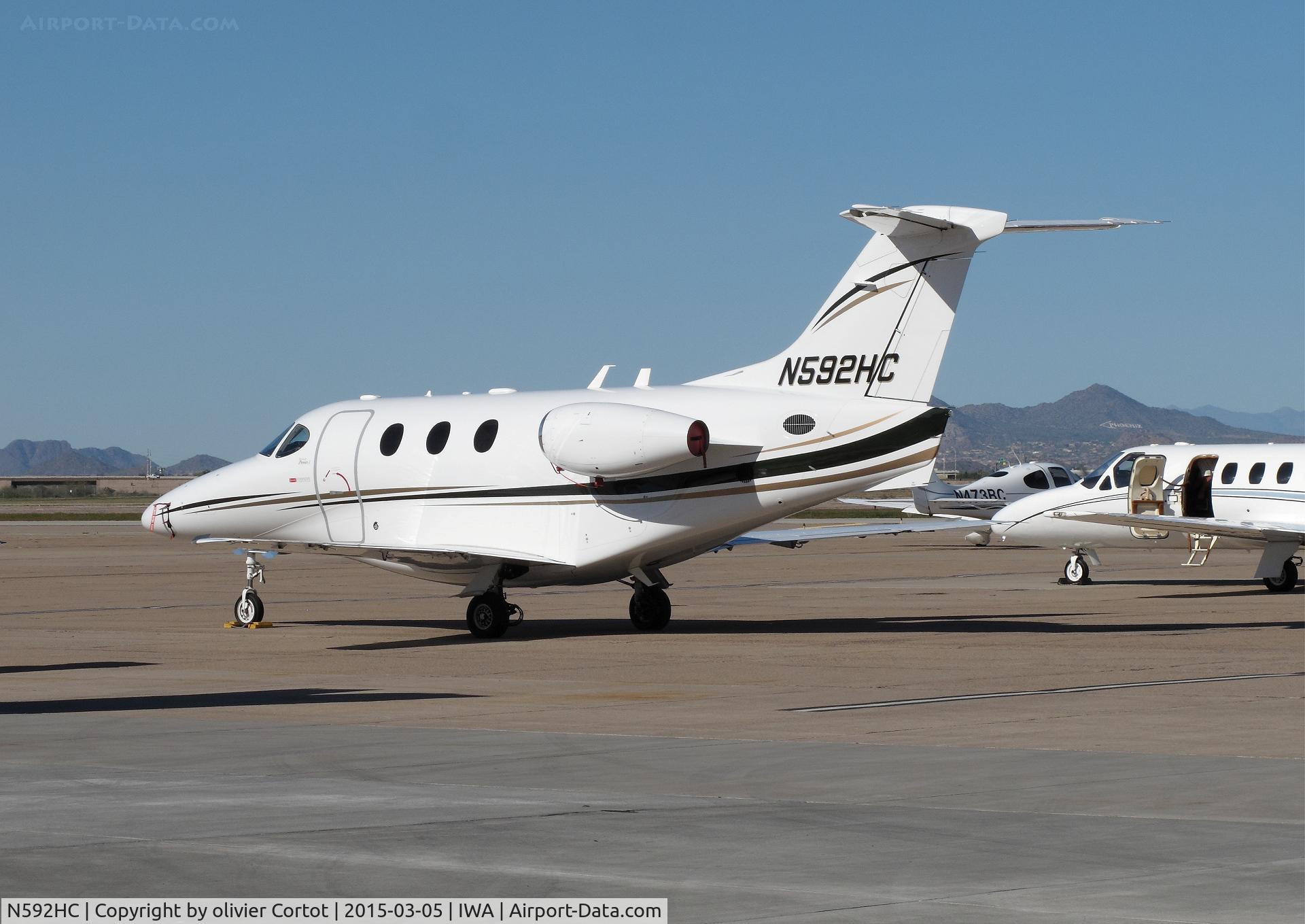 N592HC, Raytheon Aircraft Company 390 C/N RB-92, sunny day in Arizona