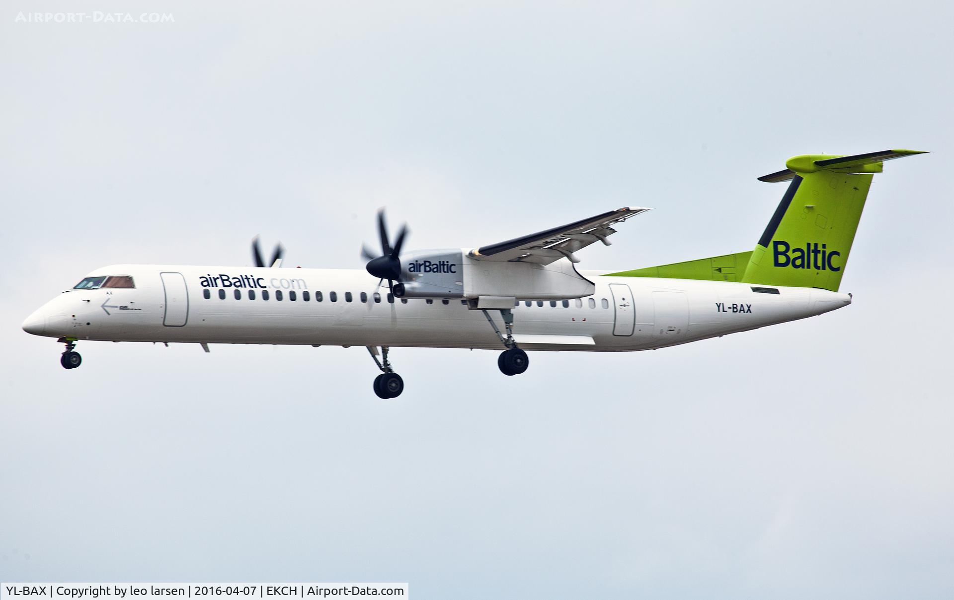 YL-BAX, 2010 De Havilland Canada DHC-8-402Q Dash 8 C/N 4324, Copenhagen 7.4.16