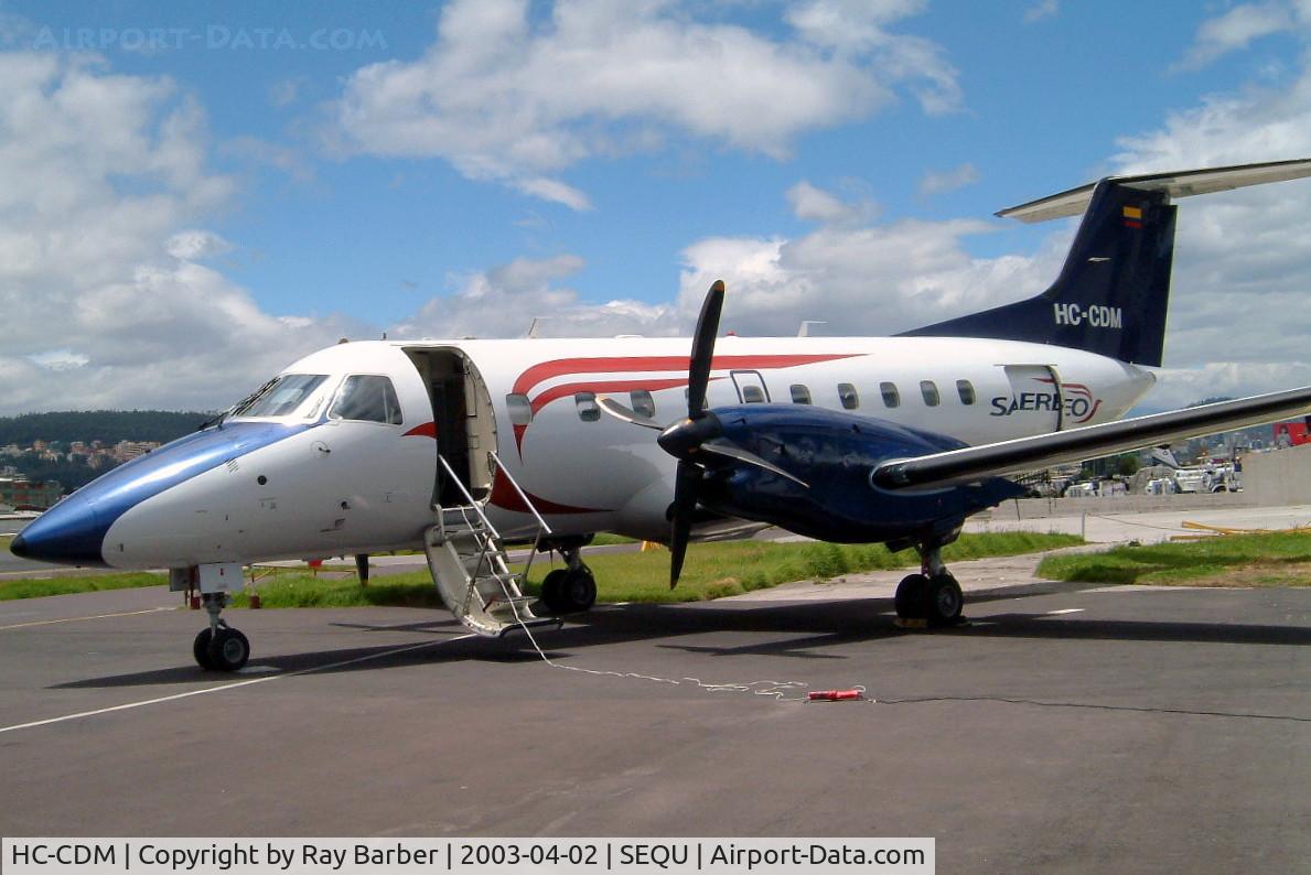 HC-CDM, 1988 Embraer EMB-120ER Brasilia C/N 120.088, Embraer Emb-120RT Brasilia [120088] (SAEREO) Quito-Mariscal Sucre Int'l~HC 02/04/2003