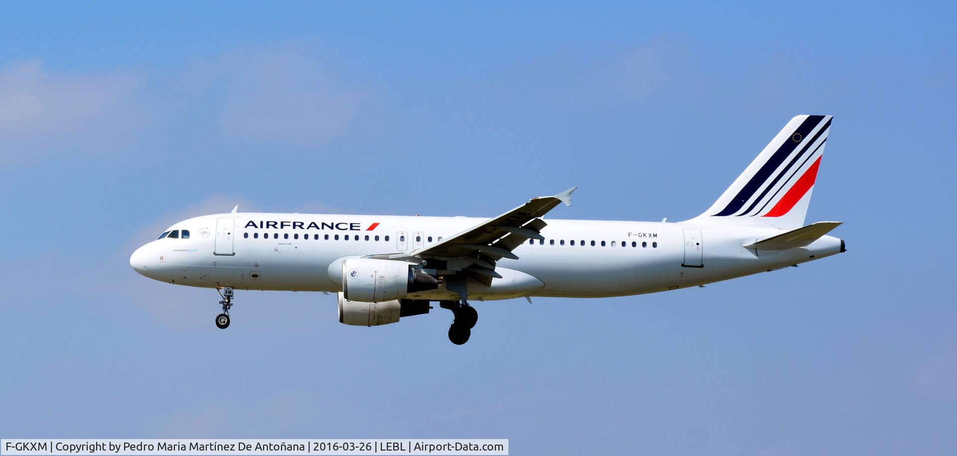 F-GKXM, 2006 Airbus A320-214 C/N 2721, El Prat -  Barcelona  -  España
