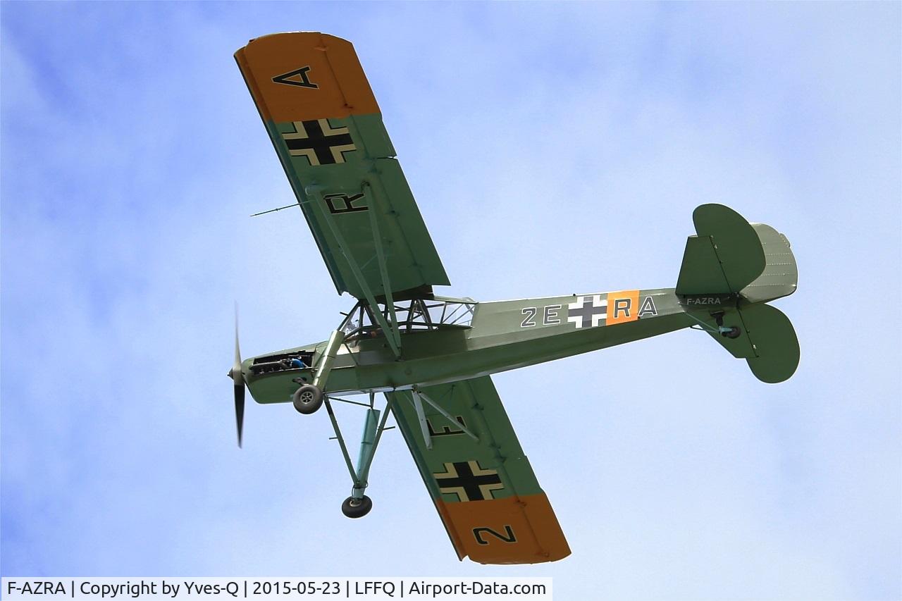 F-AZRA, Fieseler Fi-156C-3 Storch C/N 2039, Fieseler Fi-156C-3 Storch, On display, La Ferté-Alais airfield (LFFQ) Airshow 2015