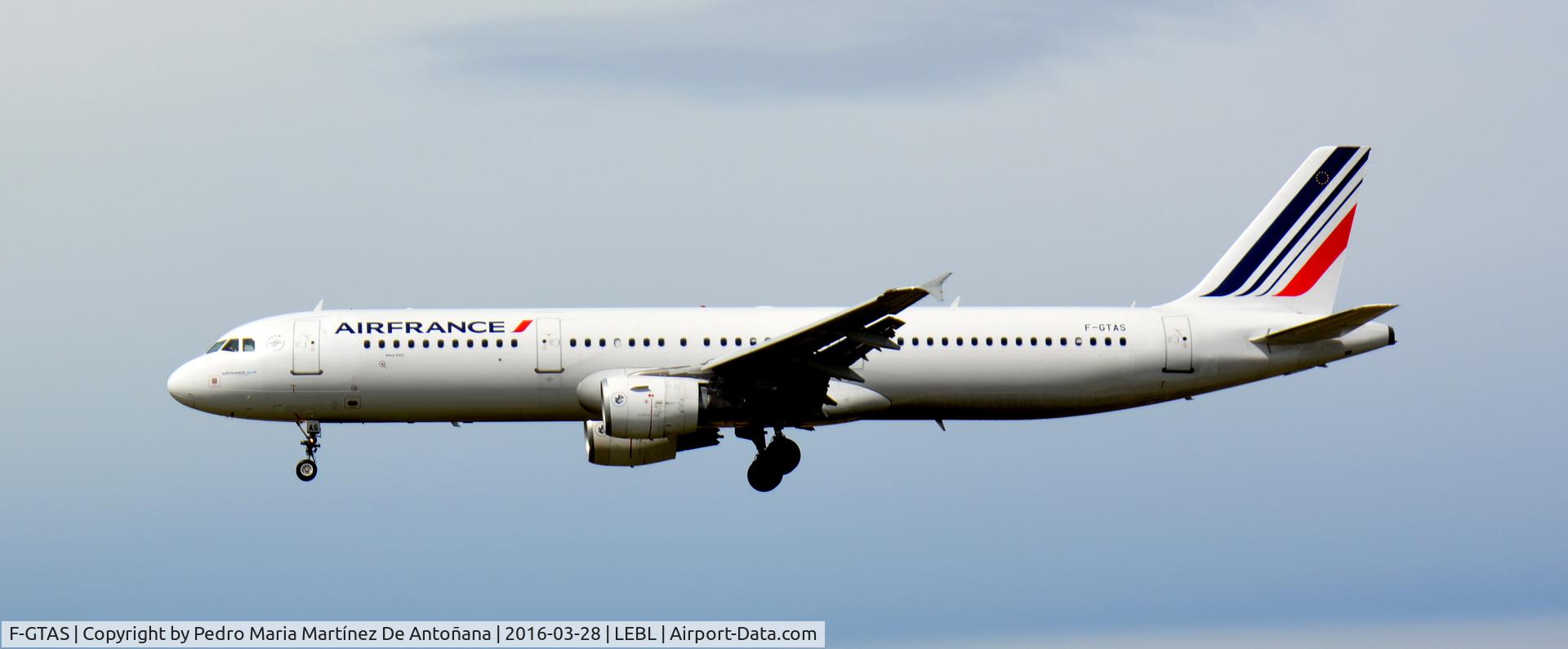 F-GTAS, 2008 Airbus A321-212 C/N 3419, El Prat -  Barcelona  -  España