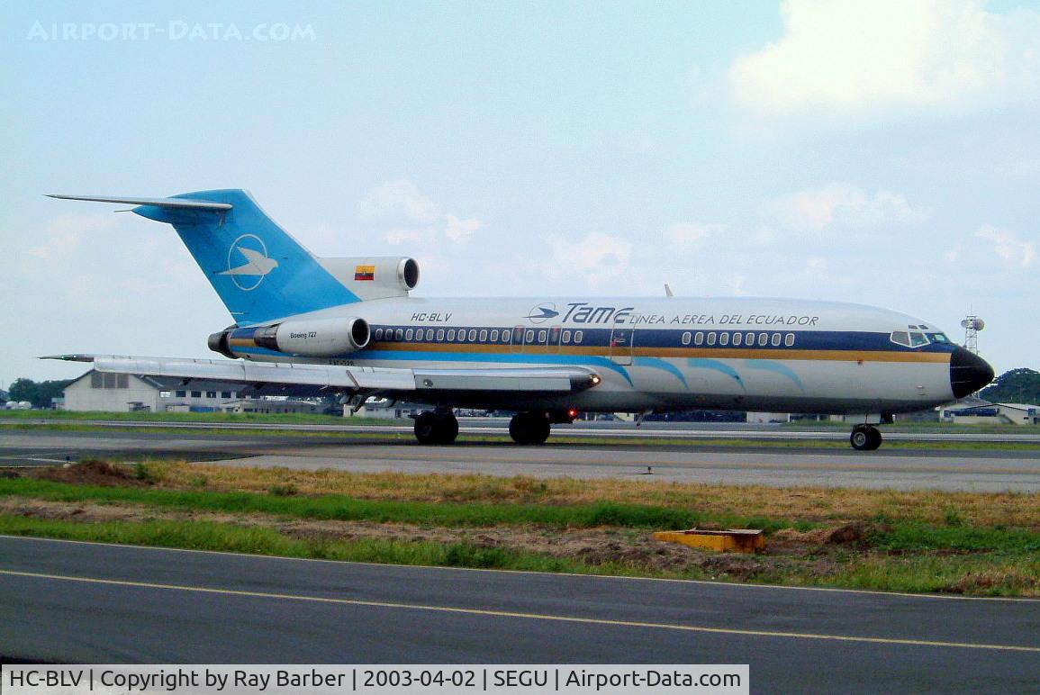 HC-BLV, 1970 Boeing 727-17 C/N 20328, Boeing 727-17 [20328] (TAME Linea Aerea Del Ecuador) Guayaquil-Simon Bolivar Int'l~HC 02/04/2003