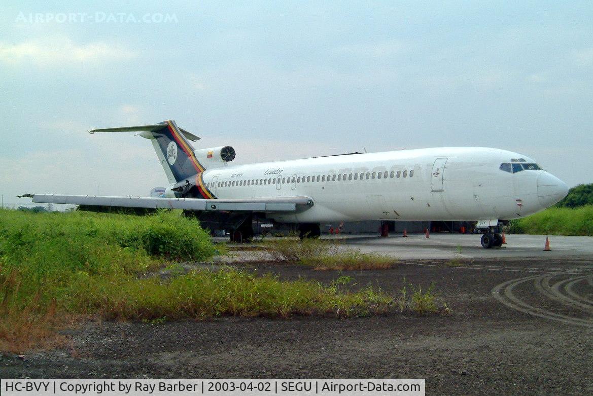 HC-BVY, 1978 Boeing 727-251 C/N 21505, Boeing 727-251 [21505] (AeroGal Ecuador) Guayaquil-Simon Bolivar Int'l~HC 02/04/2003